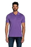 Purple Mens Polo With Lightning Embroidery P-34